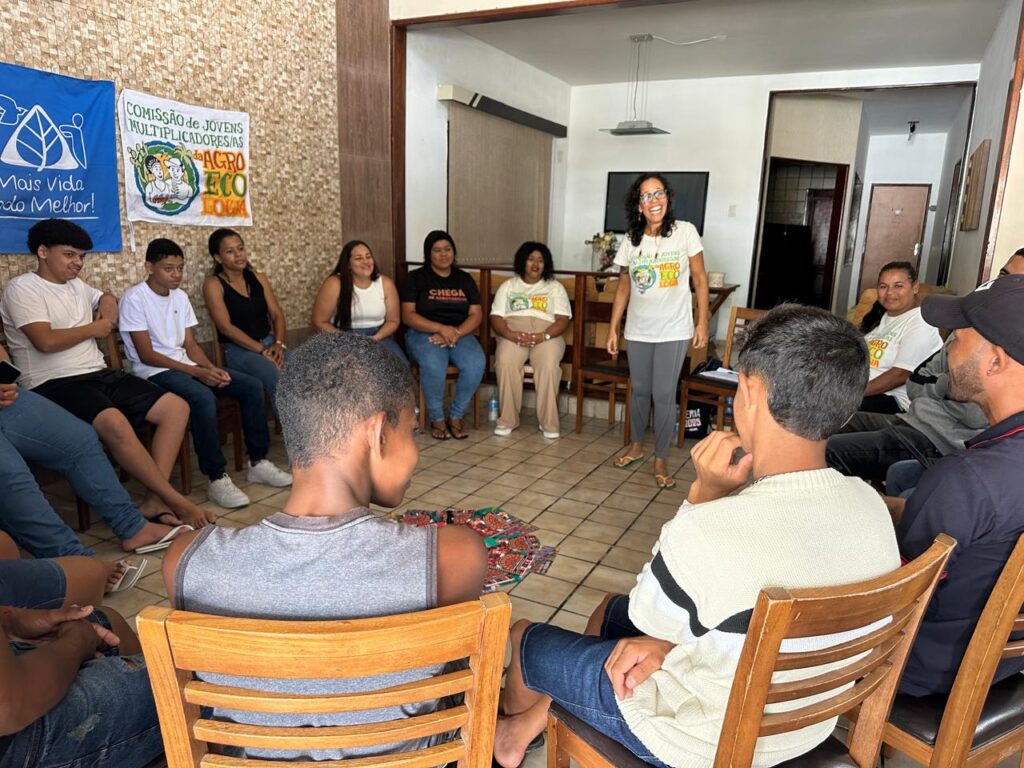 Jovens multiplicadores da agroecologia refletem sobre mudanças climáticas em encontro municipal