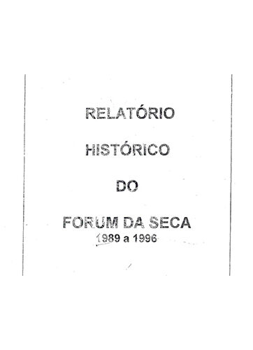 História do Fórum Seca