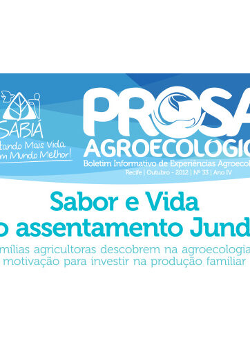 Prosa Agroecológica Nº 33 - OUT.2012