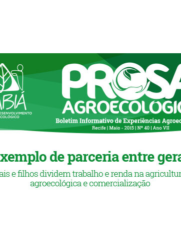 Prosa Agroecológica Nº 40 - MAI.2015